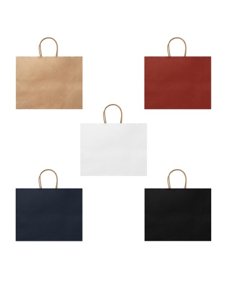 Sacs en papier disponibles en différentes couleurs