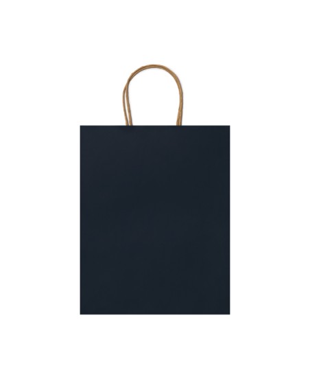 Sac en papier bleu marine personnalisable pour commerces et entreprises