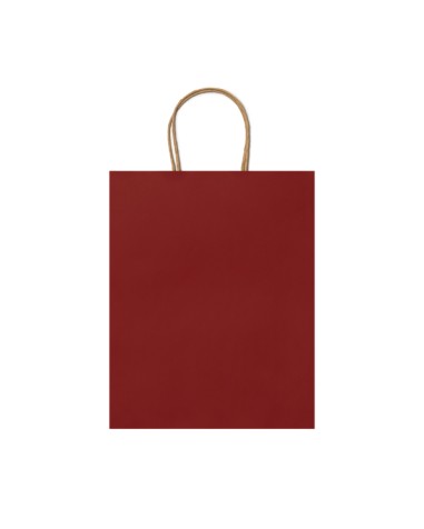 Bolsa de papel roja
