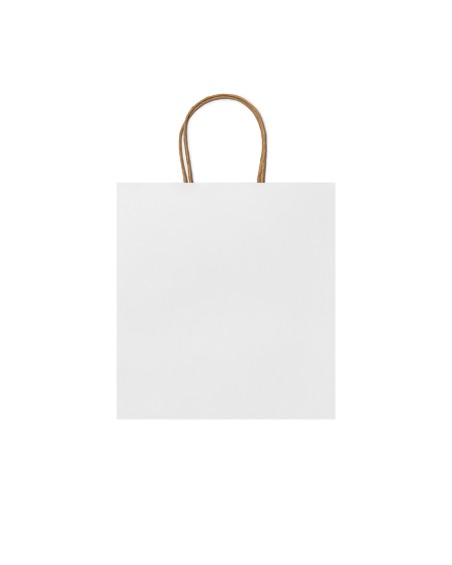 Bolsa de papel blanca personalizable con tu logo
