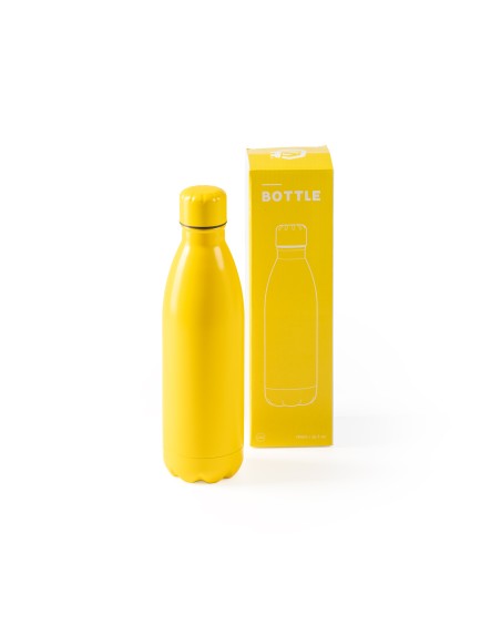 Bidón de acer inox con acabado mate presentación