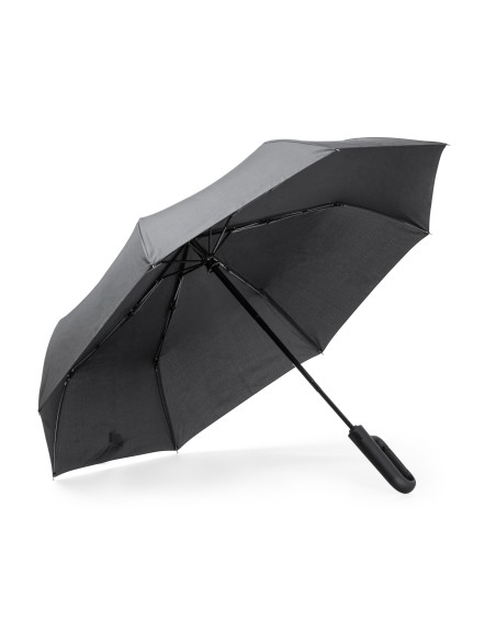 Paraigua plegable de teixit RPET reciclat personalitzable (98cmø) - Alzira