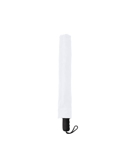 Paraigua plegable material reciclat personalitzable de color blanc Paraigua plegable material reciclat personalitzable de color blanc