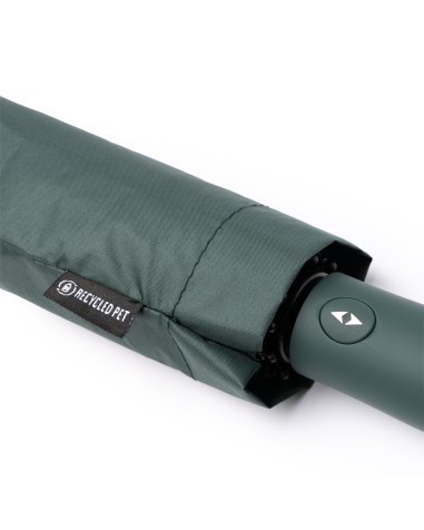 Promotional folding umbrella with matching cover