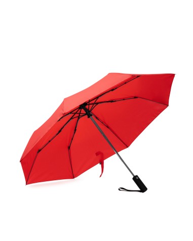 Customizable folding umbrella with rubber handle