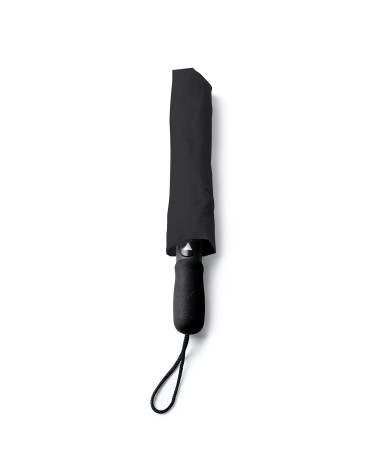 Paraigua plegable personalitzat negre amb funda Paraigua plegable personalitzat negre amb funda
