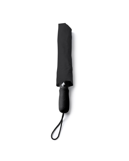 Paraigua plegable personalitzat negre amb funda Paraigua plegable personalitzat negre amb funda
