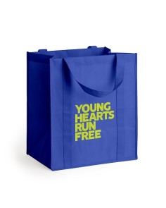 bolsa no tejido resistente con base y asas reforzadas personalizada con tu logo