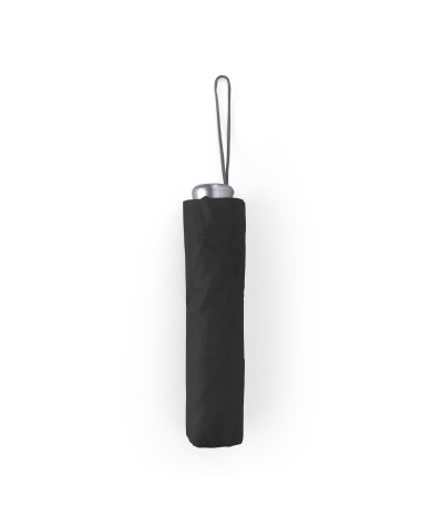Paraigua plegable personalitzat color negre amb funda Paraigua plegable personalitzat color negre amb funda