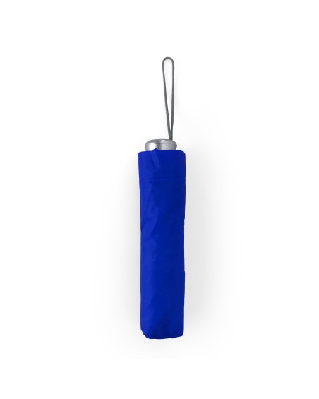 Paraigua plegable personalitzable color blau amb funda Paraigua plegable personalitzable color blau amb funda