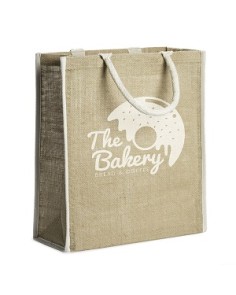 Natural jute bag customizable with your brand