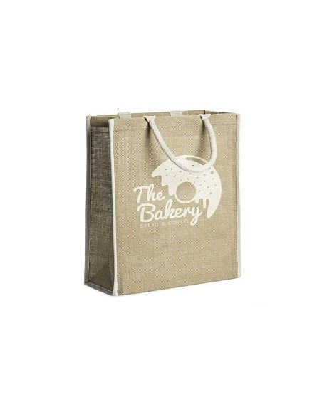 bossa de jute natural personalitzable amb la teva marca