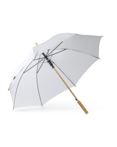Classic umbrella with customizable bamboo handle Classic umbrella with customizable bamboo handle