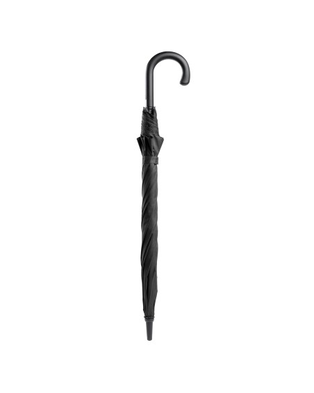 Classic black umbrella with ergonomic handle Classic black umbrella with ergonomic handle