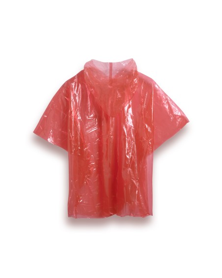 Vue arrière du poncho promotionnel pour enfants avec capuche Vue arrière du poncho promotionnel pour enfants avec capuche