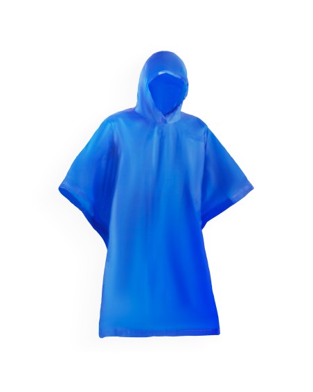 Poncho imperméable bleu promotionnel Poncho imperméable bleu promotionnel