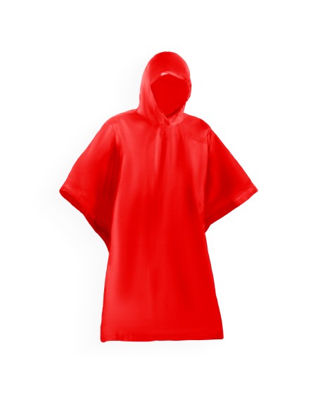 Poncho imperméable rouge promotionnel Poncho imperméable rouge promotionnel
