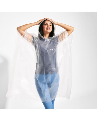 Poncho impermeable sostenible corporativo Poncho impermeable sostenible corporativo