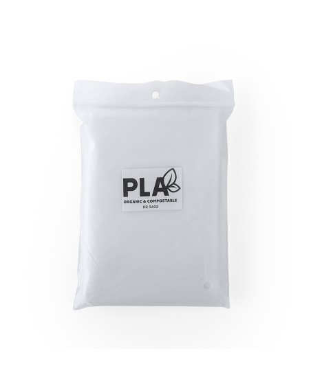 Poncho sostenible con bolsa personalizable Poncho sostenible con bolsa personalizable