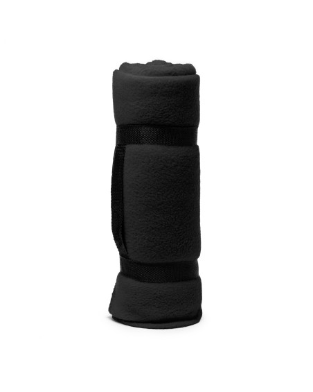 Couverture promotionnelle noire avec doublure polaire