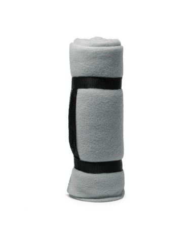 Manta personalitzable de folre polar color gris