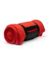 Customizable blanket with carrying handle and Velcro
