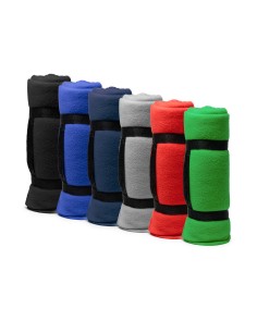 Customizable blanket with carrying handle and Velcro 2