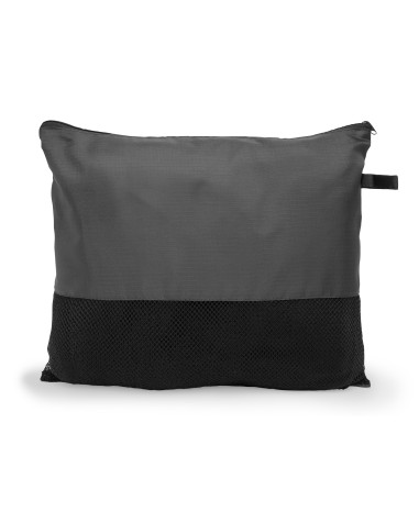 Manta polar personalitzable color negre amb funda