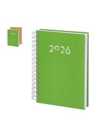 2026 agenda with rings and corner to mark the corporate day