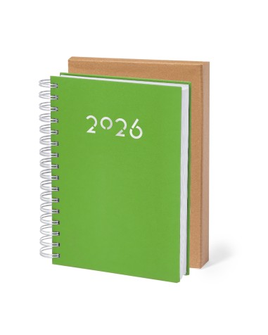 View of the 2026 Witrex diary with the presentation box, printable with your logo. View of the 2026 Witrex diary with the presentation box, printable with your logo.