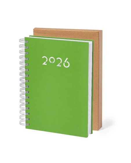 View of the 2026 Witrex diary with the presentation box, printable with your logo. View of the 2026 Witrex diary with the presentation box, printable with your logo.