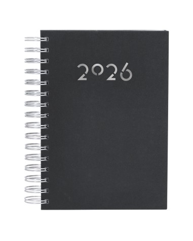 2026 diary with rings and black hard cover, customer gift 2026 diary with rings and black hard cover, customer gift