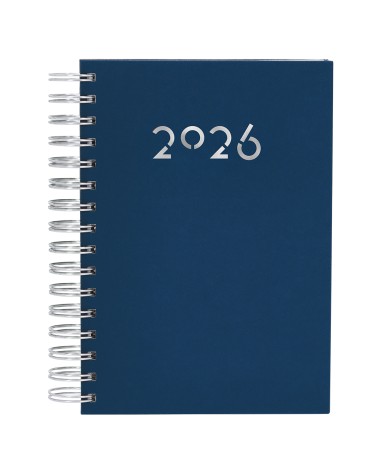 2026 Diary with rings and hard cover, navy blue promotional 2026 Diary with rings and hard cover, navy blue promotional