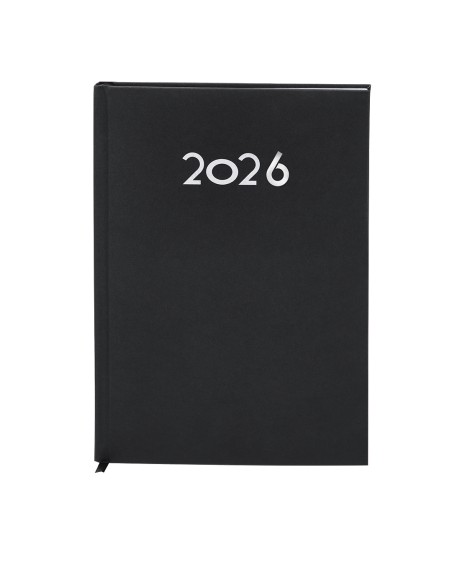 Agenda noir personnalisé 2026 format A5 Agenda noir personnalisé 2026 format A5