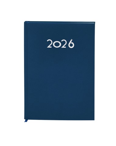 Agenda 2026 avec votre logo en bleu marine avec une couverture rigide Agenda 2026 avec votre logo en bleu marine avec une couverture rigide