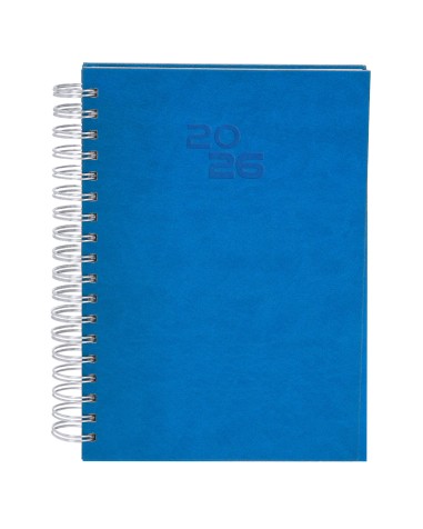 Personalized 2026 B5 ring binder diary in blue Personalized 2026 B5 ring binder diary in blue
