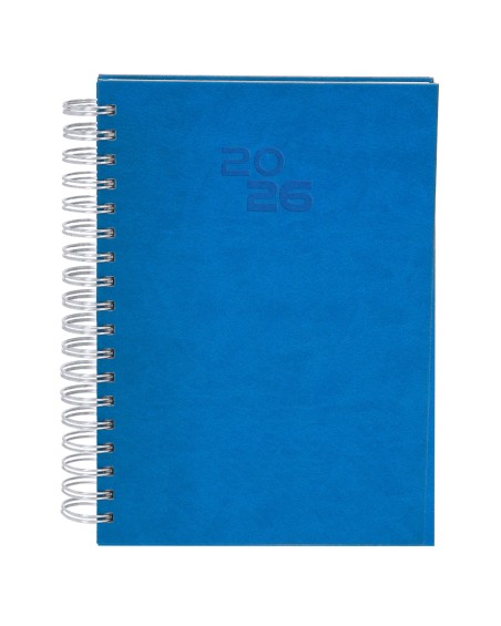 Personalized 2026 B5 ring binder diary in blue Personalized 2026 B5 ring binder diary in blue