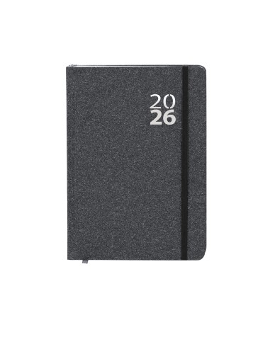 Agenda 2026, Cadeau d'entreprise durable, Noir Agenda 2026, Cadeau d'entreprise durable, Noir