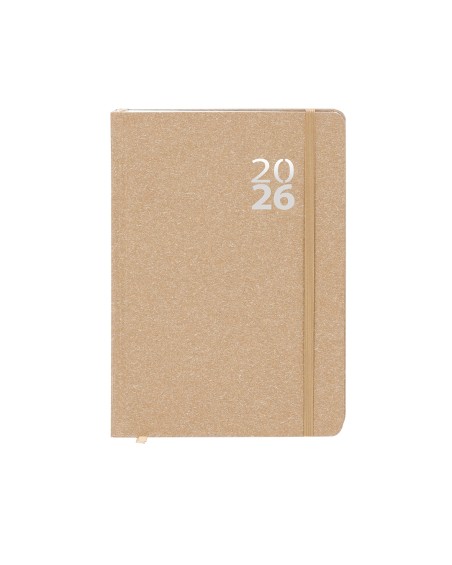 Agenda personnalisé 2026 de couleurs naturelles durables Agenda personnalisé 2026 de couleurs naturelles durables
