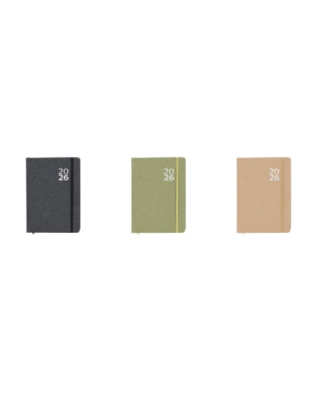 Agenda promotionnel 2026 couleurs assorties en carton recyclé Agenda promotionnel 2026 couleurs assorties en carton recyclé