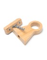 Bamboo corkscrew with personalized stand Bamboo corkscrew with personalized stand