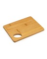 Bamboo cutting board with logo