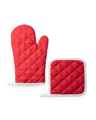 Red advertising mitten
