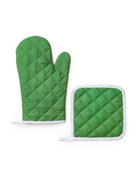 Personalized mitten with green handle