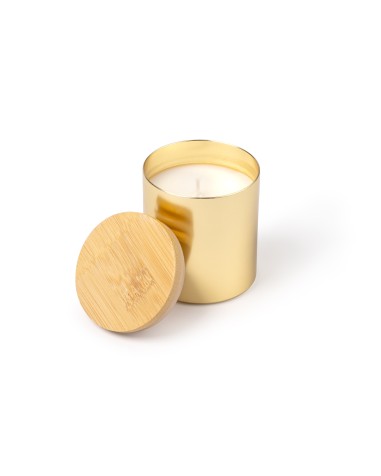 Vela de aluminio aroma vainilla personalización Vela de aluminio aroma vainilla personalización