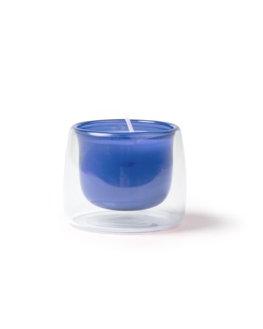 Personalized blue vanilla scented candle Personalized blue vanilla scented candle