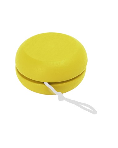 Yo-yo en bois jaune personnalisé Yo-yo en bois jaune personnalisé