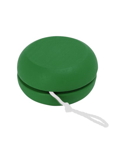 Yoyó de madera color verde promocional Yoyó de madera color verde promocional