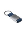 Personalized denim keychain