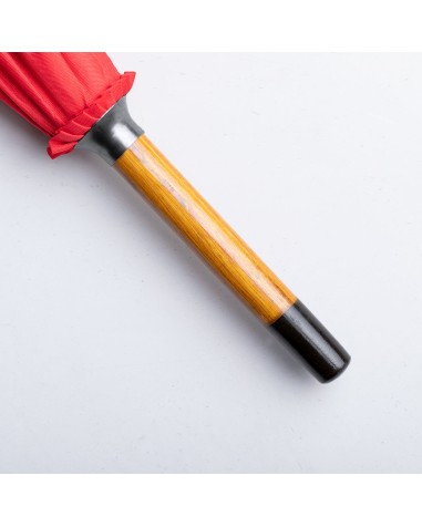 Detall punta de fusta paraigua Bonaf personalitzat Detall punta de fusta paraigua Bonaf personalitzat